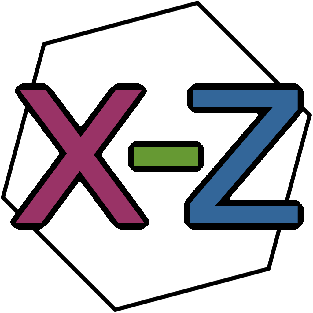 X dash Z logo.